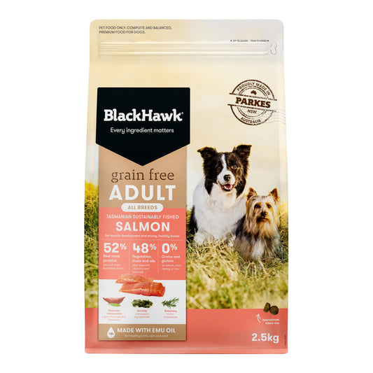 Black Hawk Grain Free Salmon Dry Dog Food