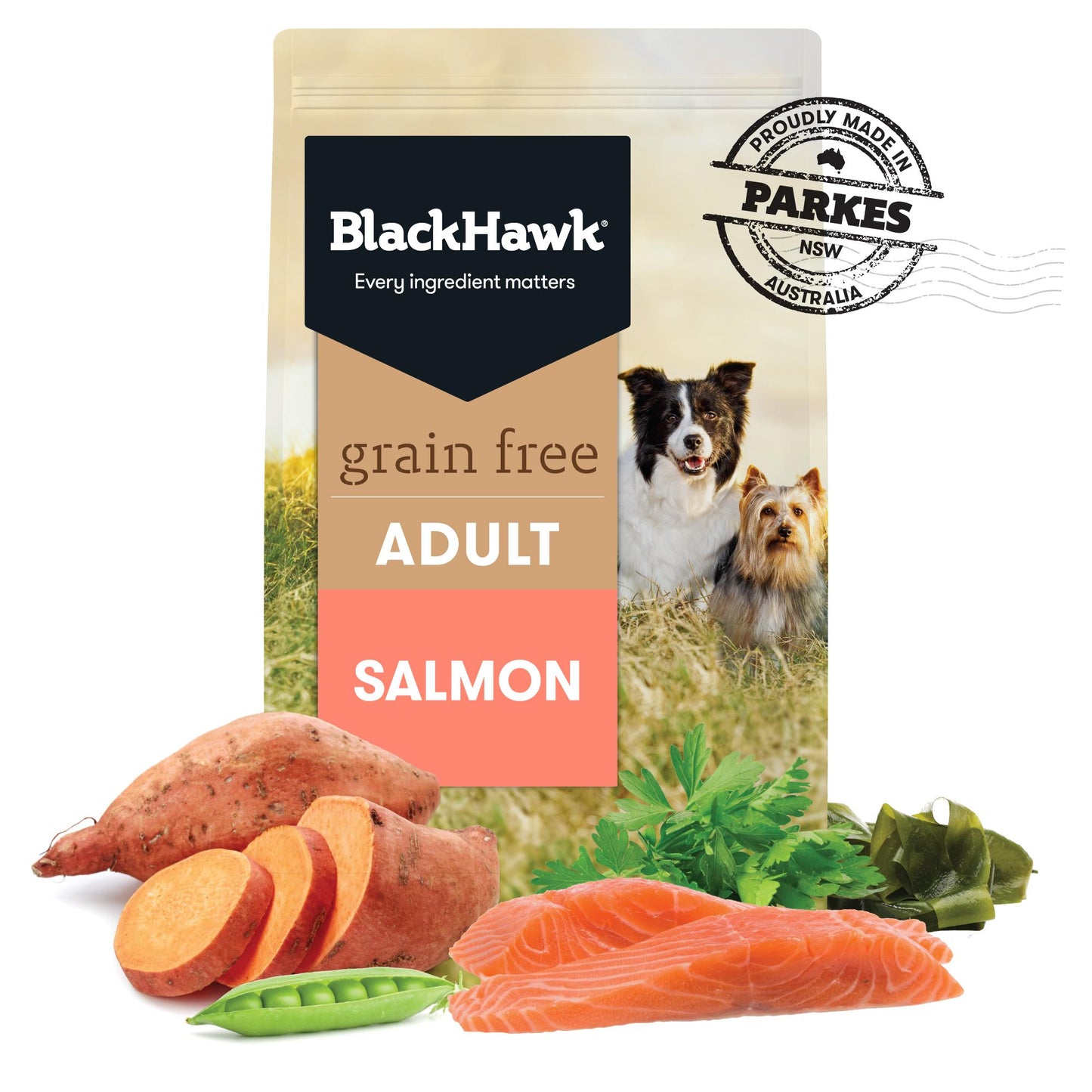 Black Hawk Grain Free Salmon Dry Dog Food
