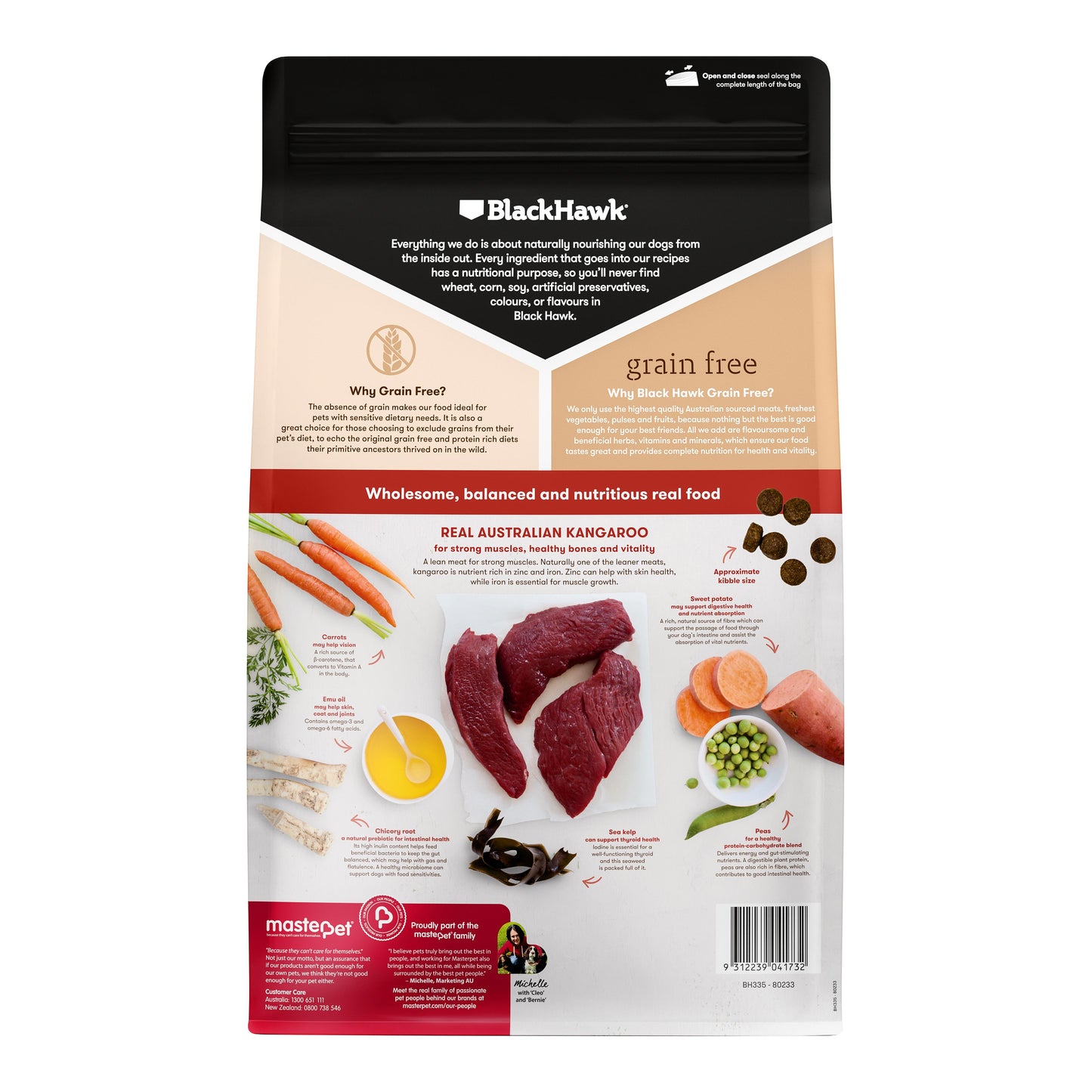 Black Hawk Grain Free Kangaroo Dry Dog Food