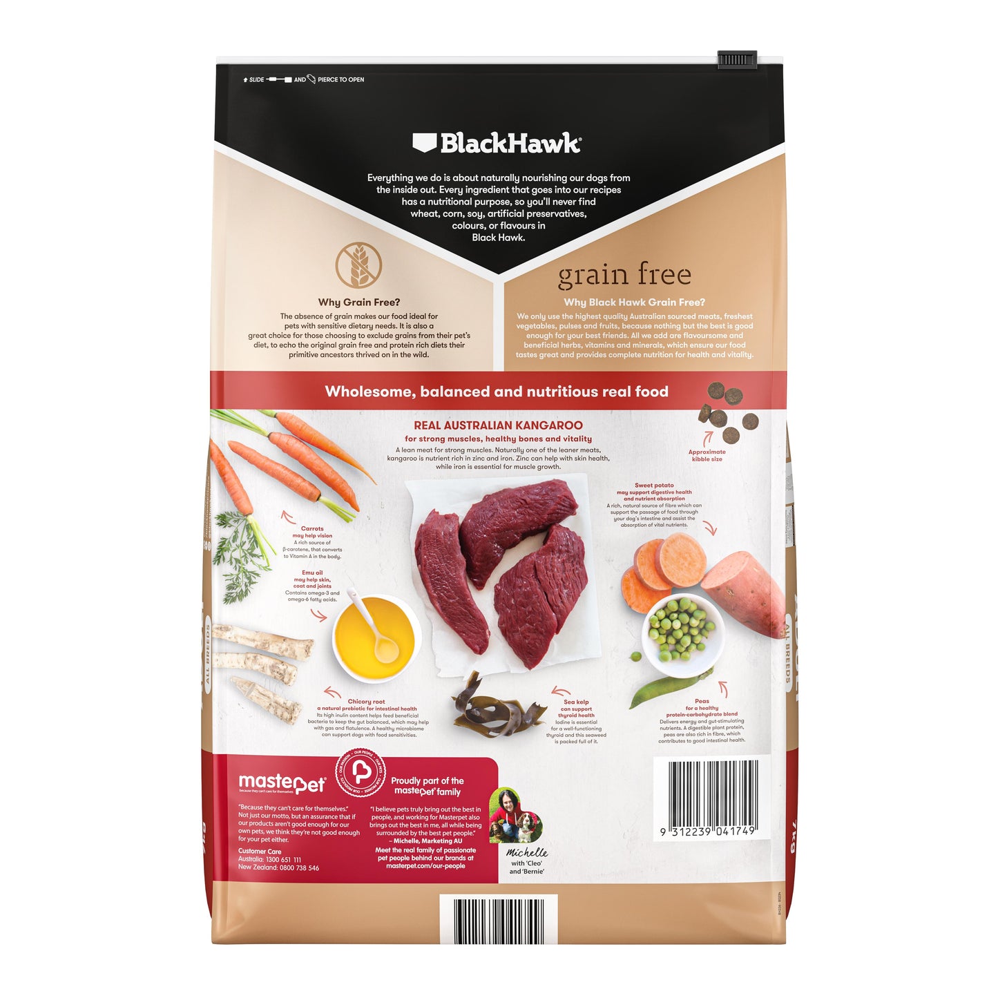 Black Hawk Grain Free Kangaroo Dry Dog Food