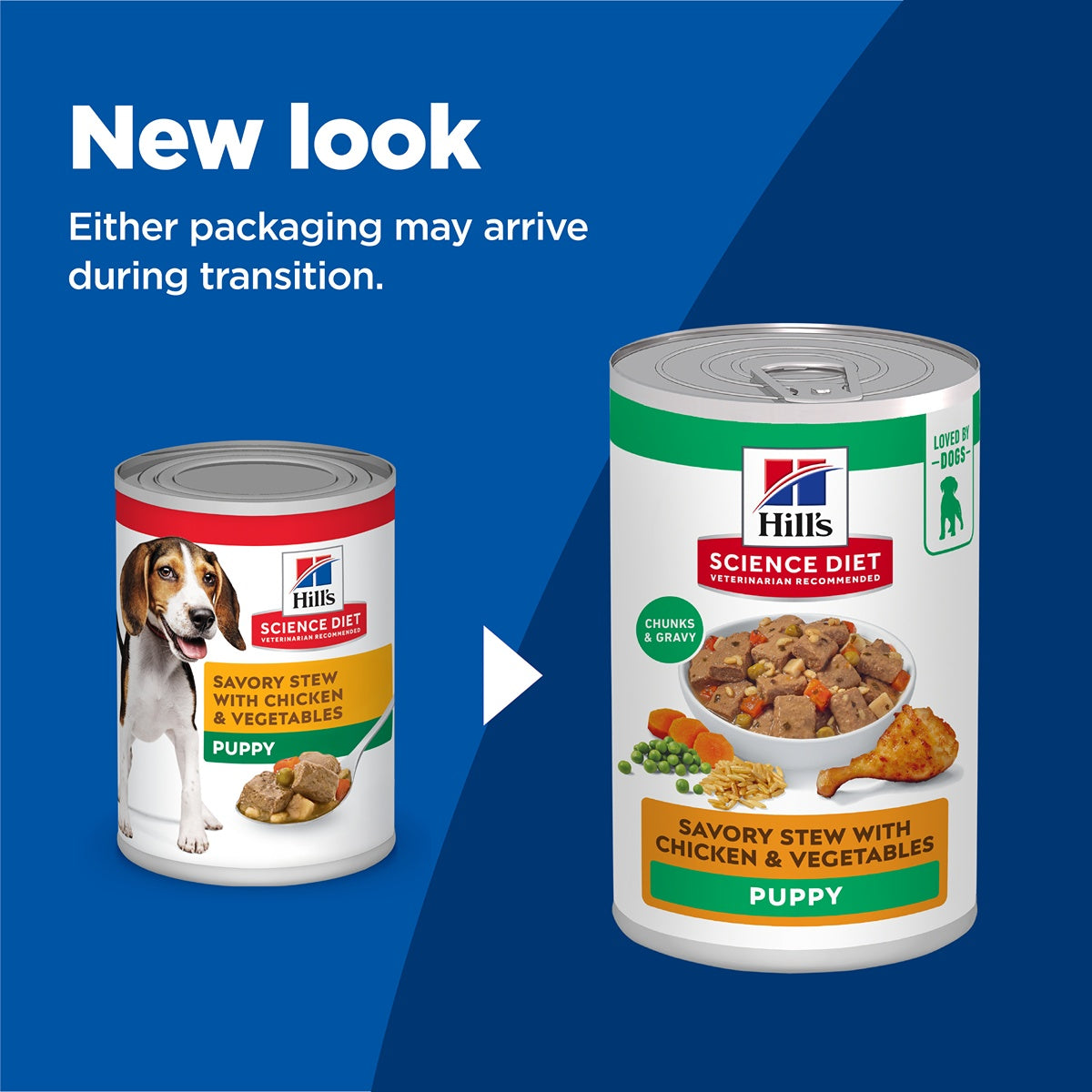 Hill's Science Diet Puppy Savoury Stew with Chicken & Vegetables Wet Dog Food