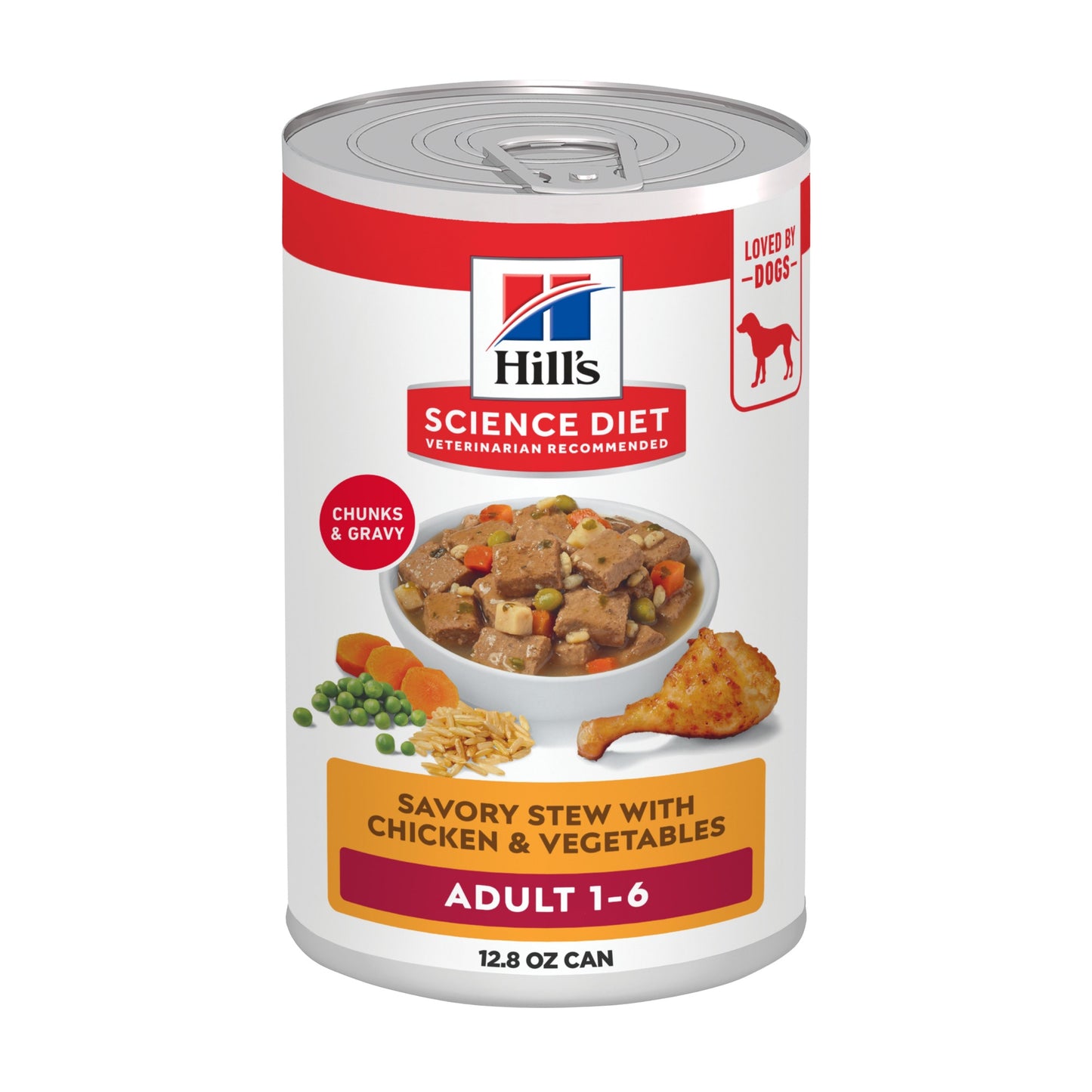 Hill's Science Diet Adult Savoury Stew Chicken and Vegetables Wet Dog Food