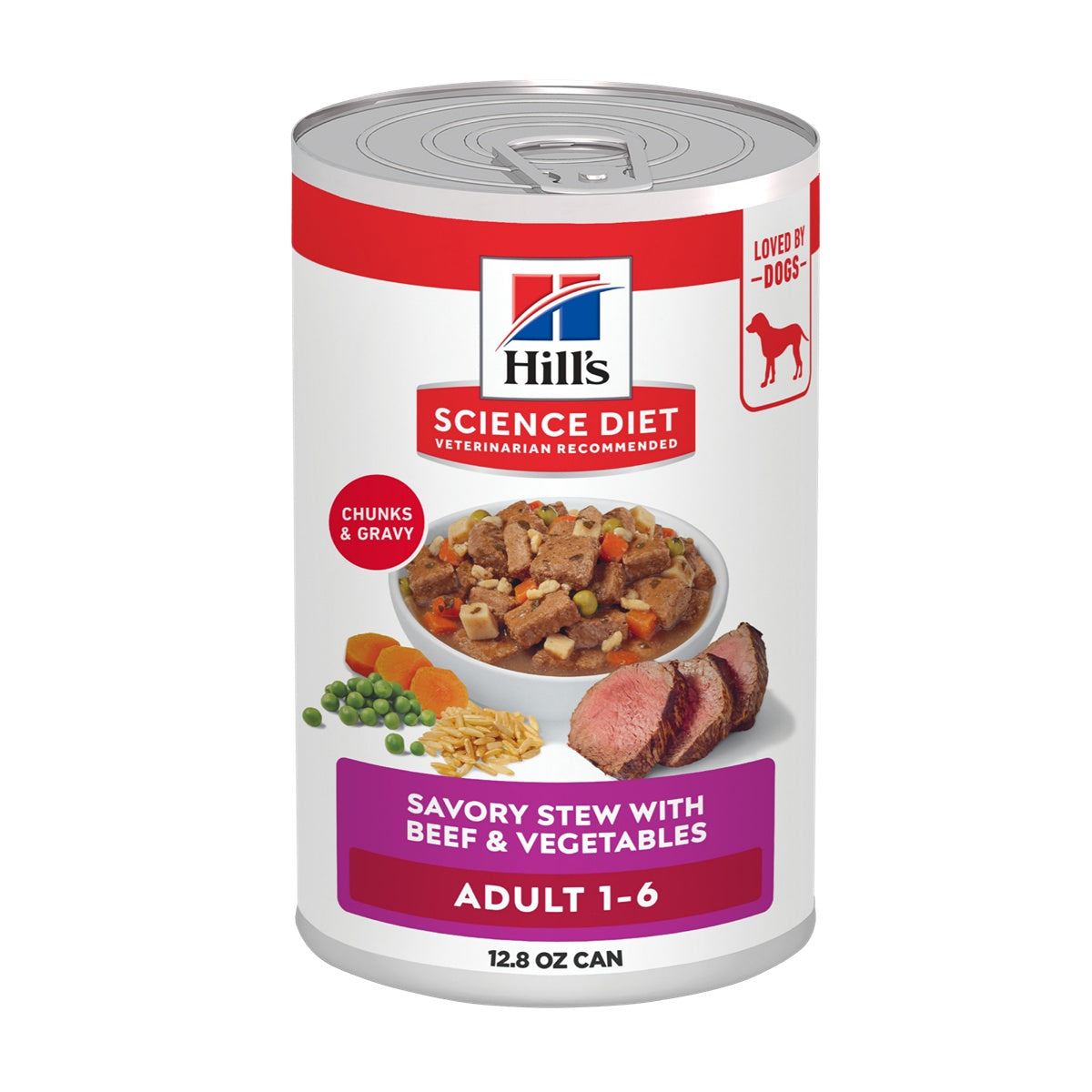 Hill's Science Diet Adult Savoury Stew Beef & Vegetables Wet Dog Food