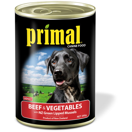 Primal Beef & Vegetables Wet Dog Food