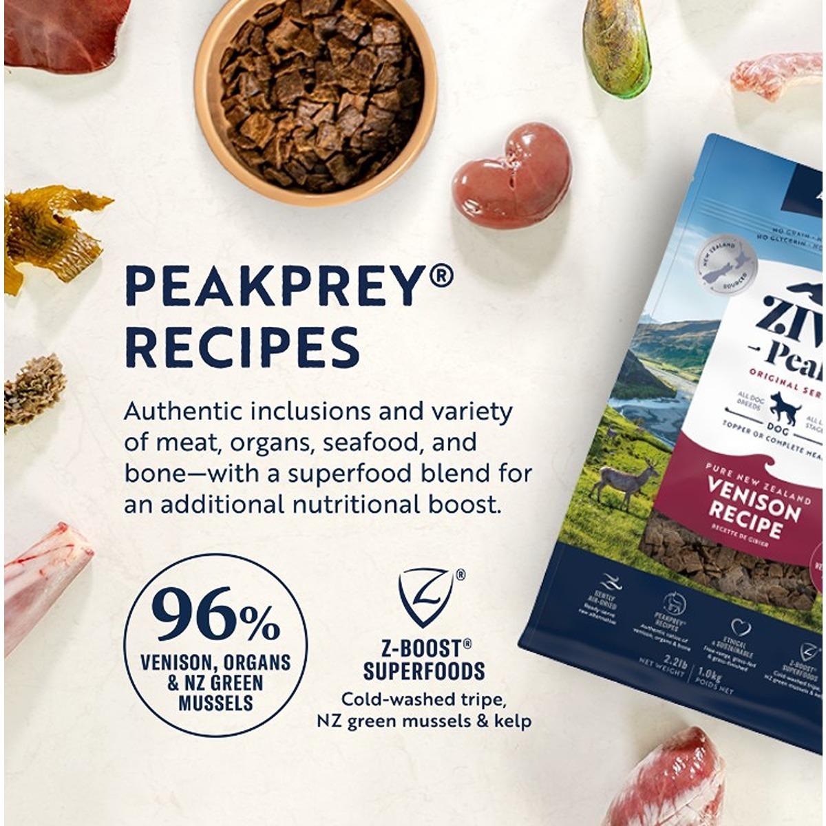 Ziwi Peak Air Dried Venison Dry Dog Food