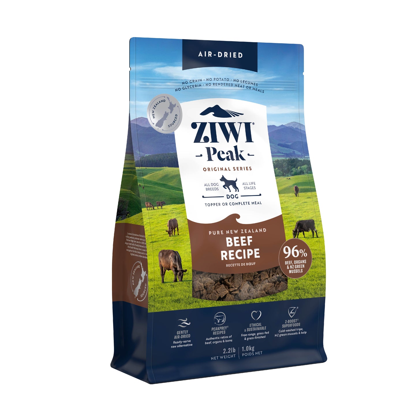 Ziwi Peak Air Dried Beef Dry Dog Food