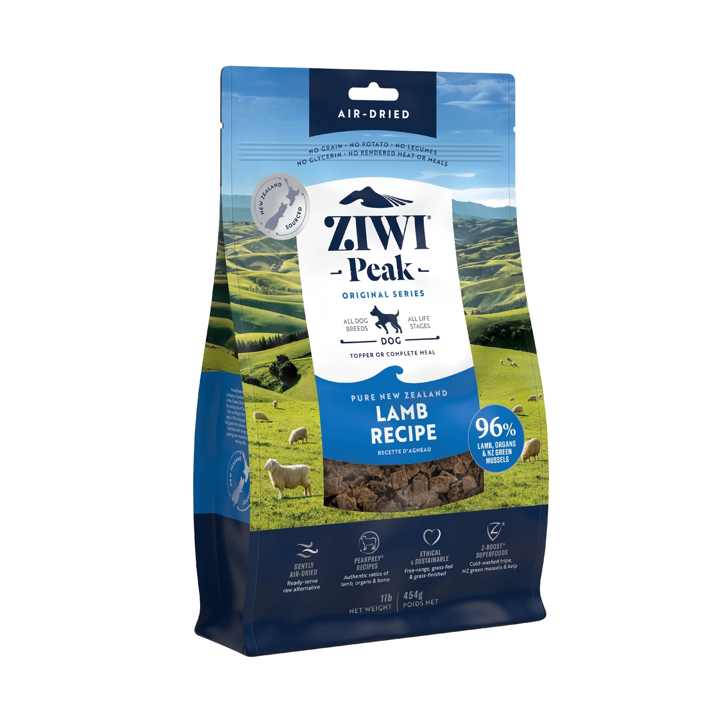 Ziwi Peak Air Dried Lamb Dry Dog Food