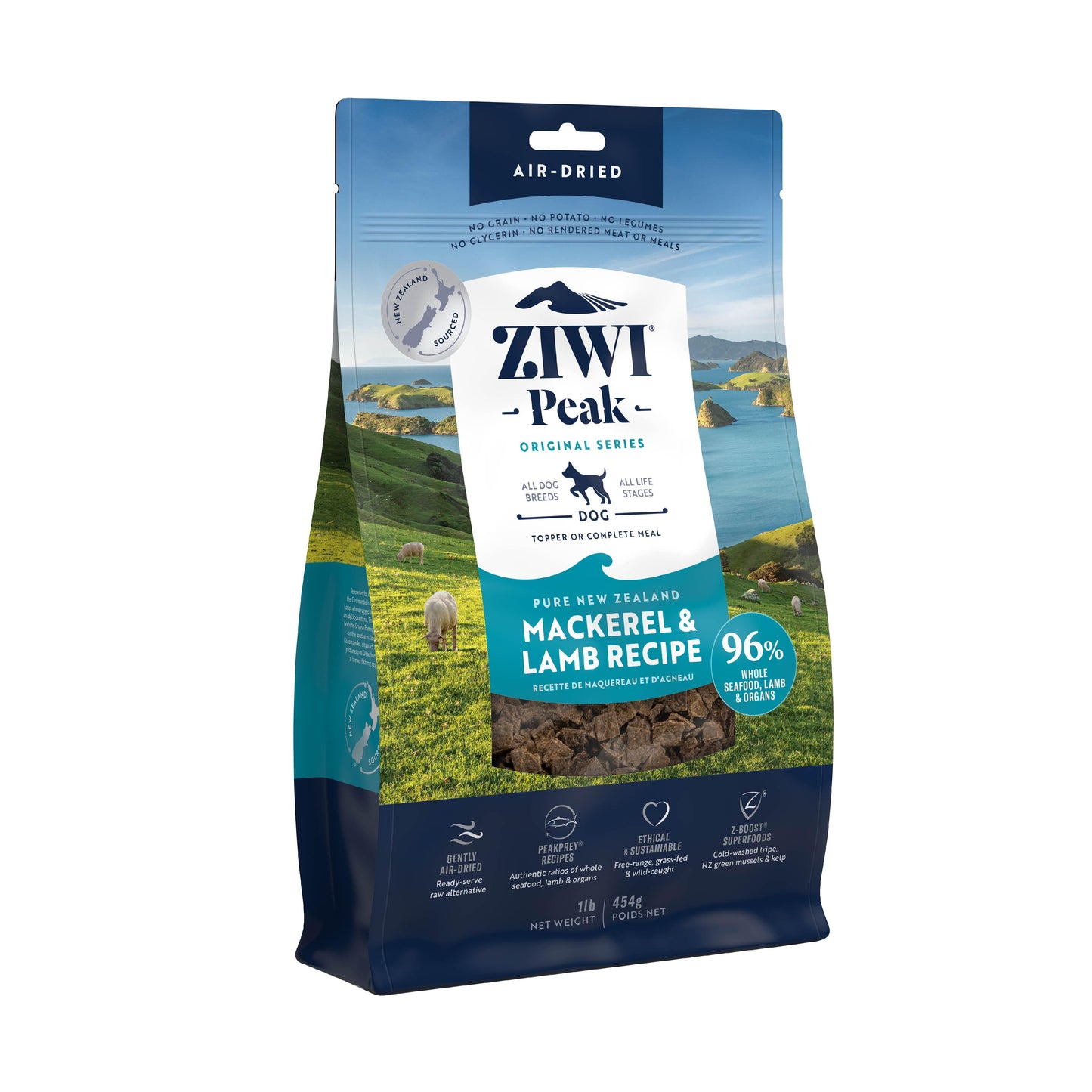 Ziwi Peak Air Dried Mackerel & Lamb Dry Dog Food