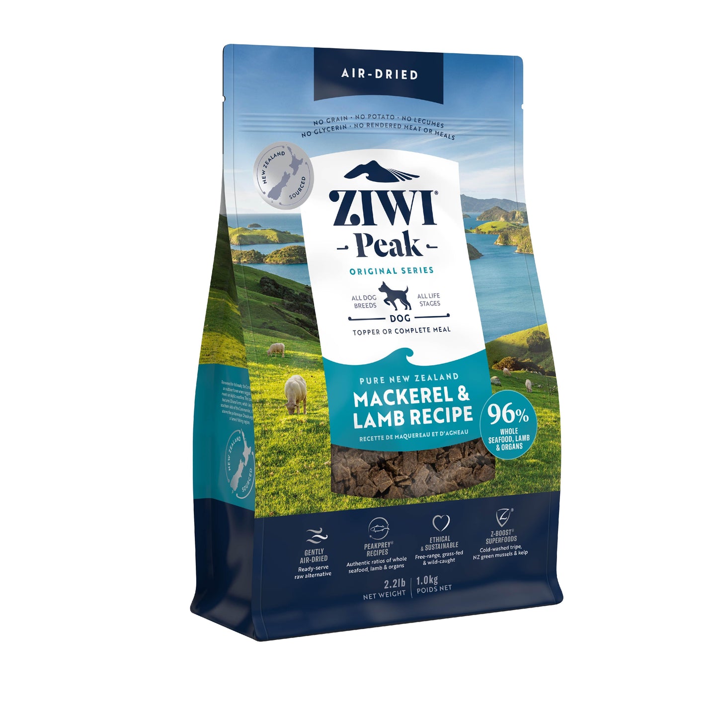 Ziwi Peak Air Dried Mackerel & Lamb Dry Dog Food
