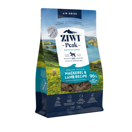 Ziwi Peak Air Dried Mackerel & Lamb Dry Dog Food