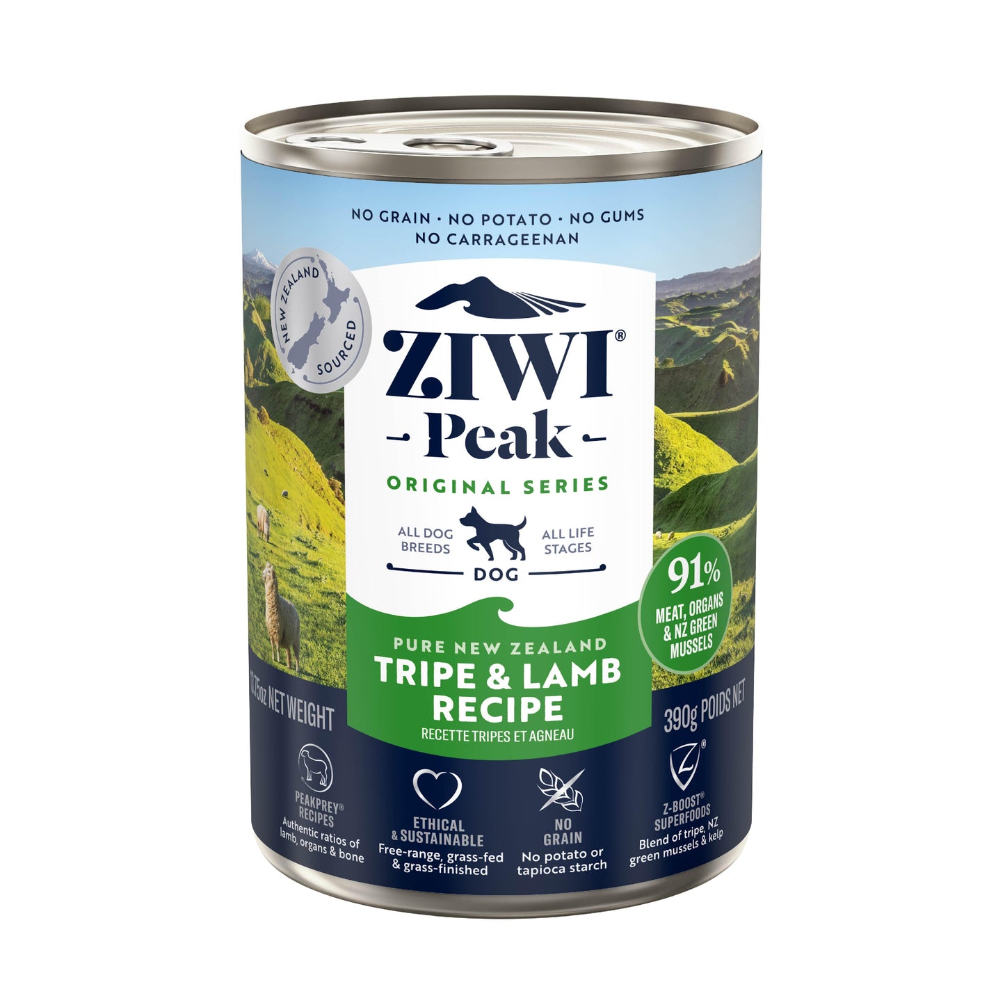 Ziwi Peak Tripe & Lamb Wet Dog Food