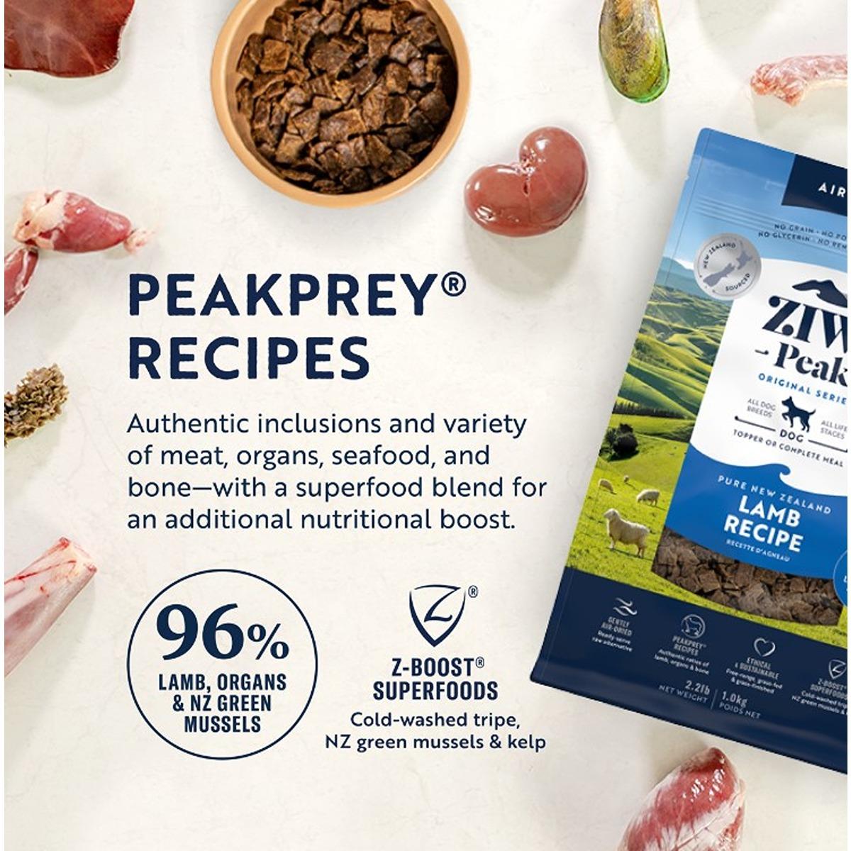 Ziwi Peak Air Dried Lamb Dry Dog Food