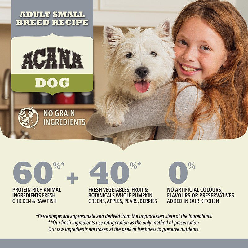 Acana Small Breed Adult Dry Dog Food