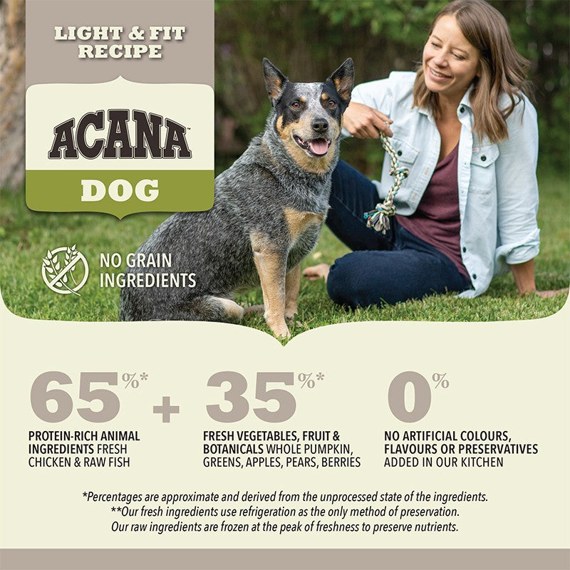 ACANA Light & Fit Dry Dog Food Recipe