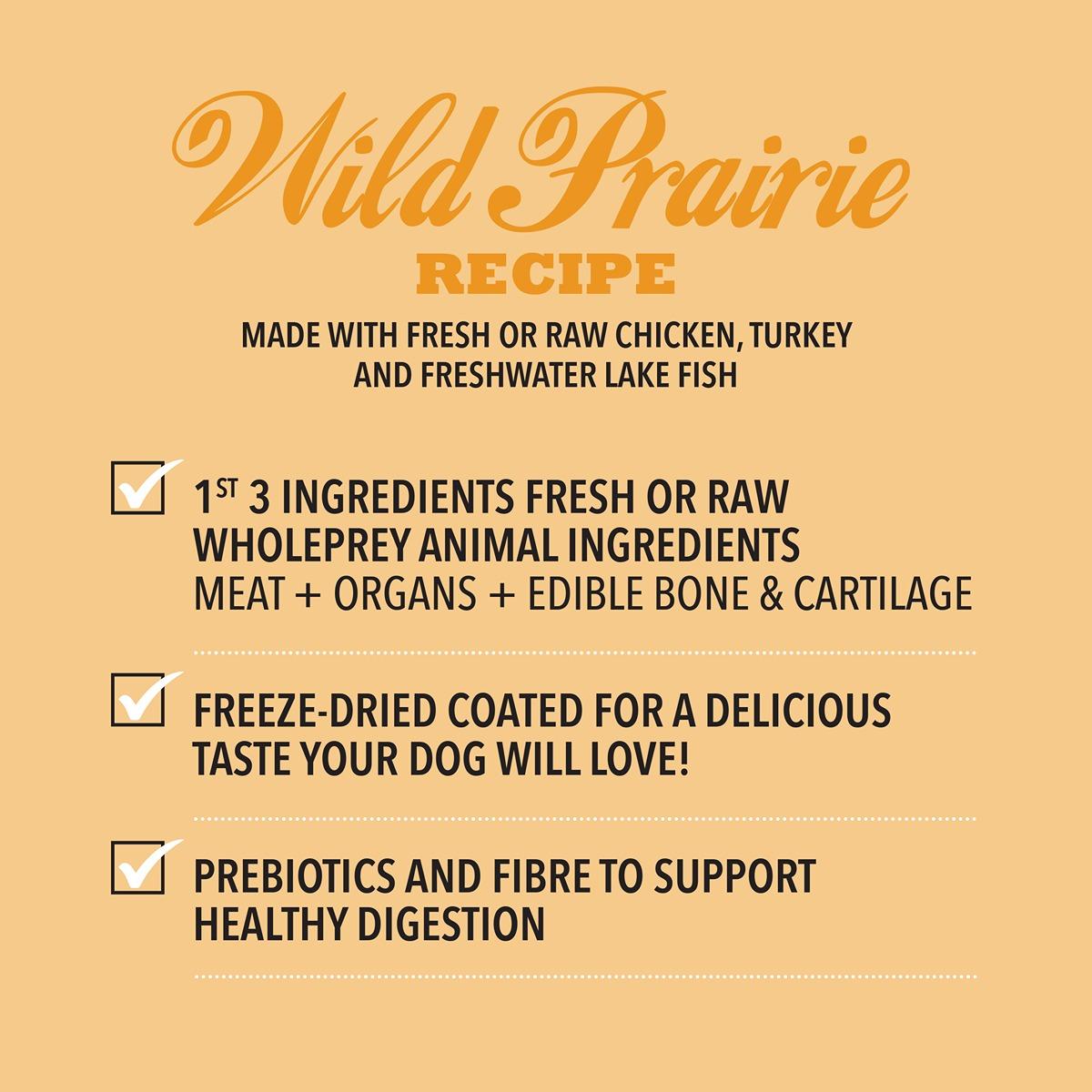 ACANA Highest Protein Wild Prairie Dog Food Recipe
