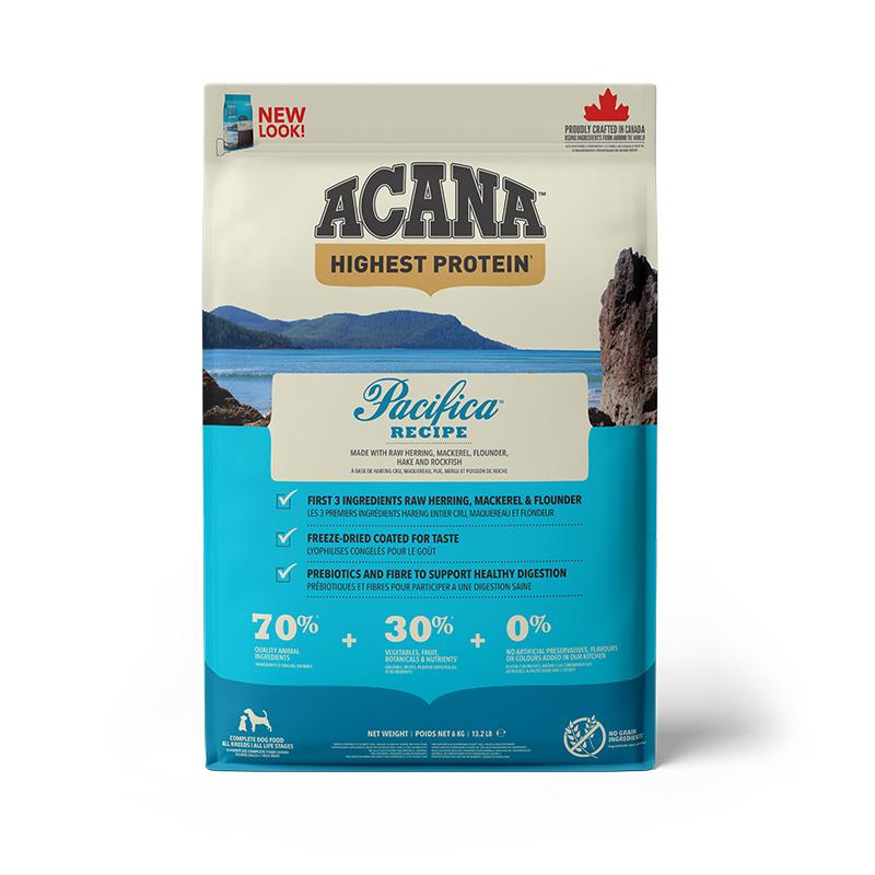 ACANA Highest Protein Pacifica  Dog Recipe