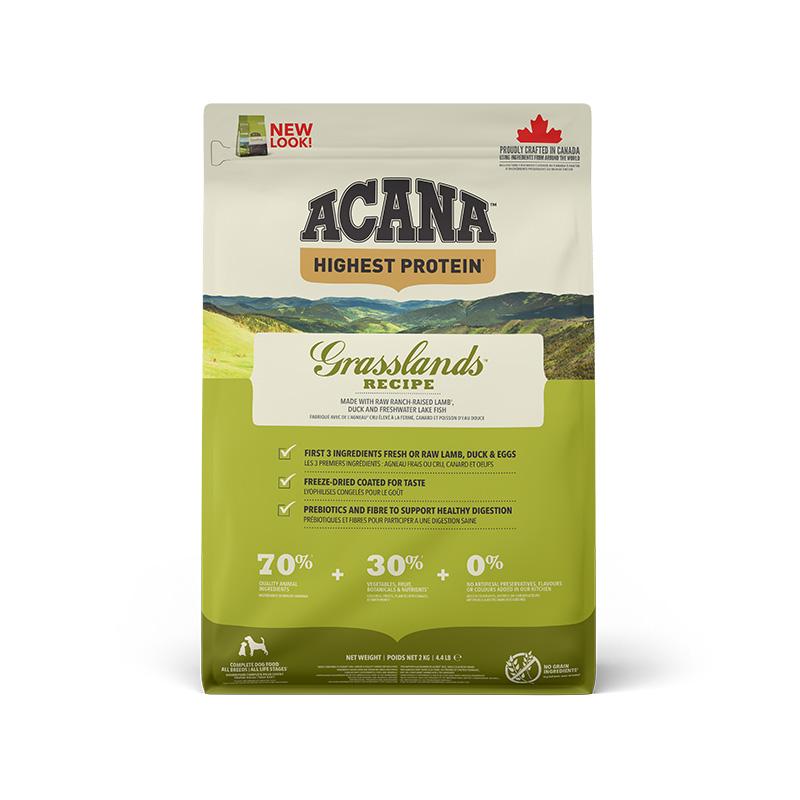 ACANA Highest Protein Grasslands Dog Food Recipe