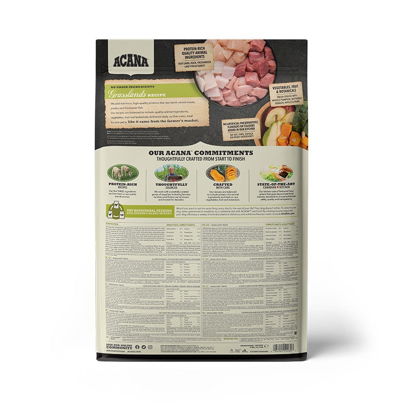 ACANA Highest Protein Grasslands Dog Food Recipe