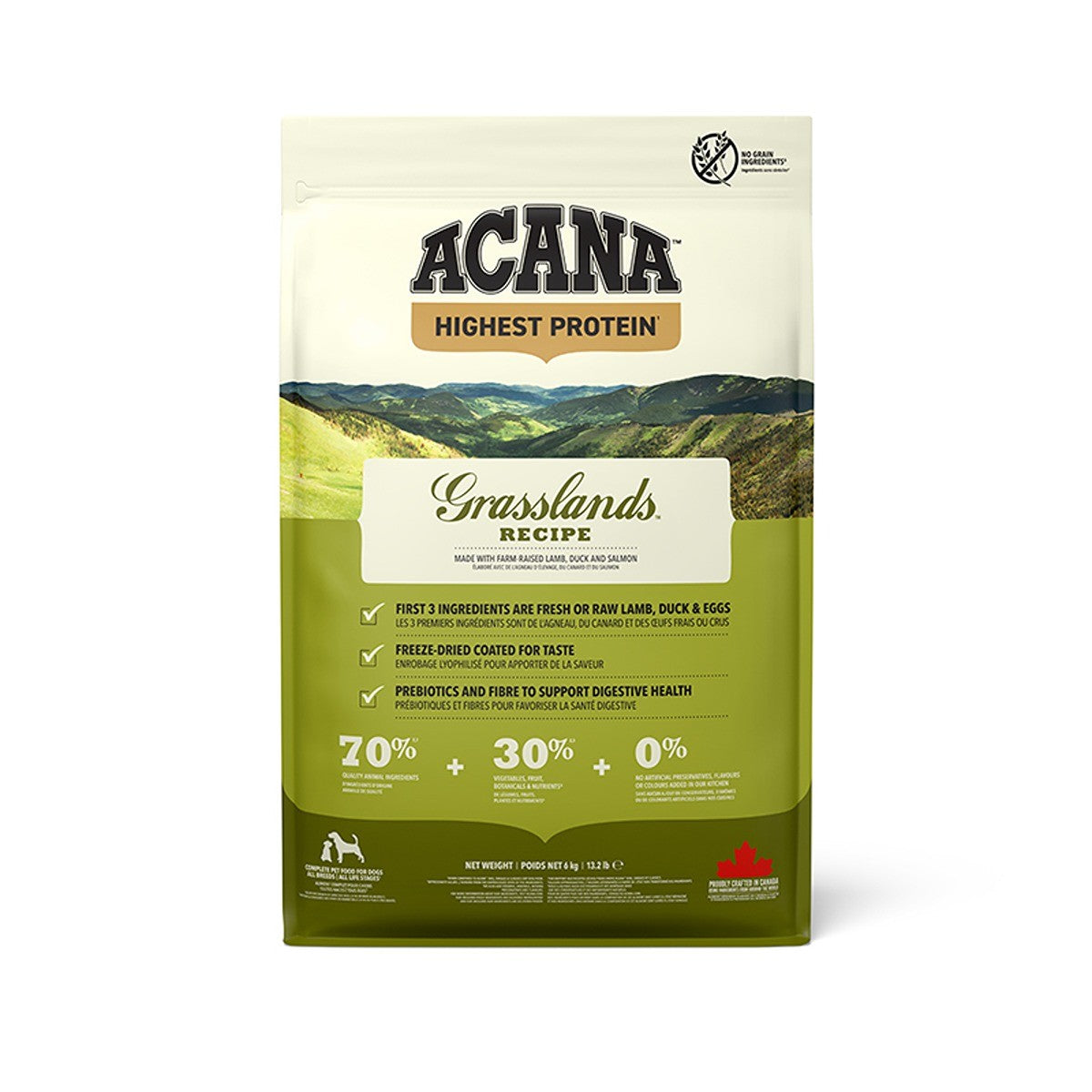 ACANA Highest Protein Grasslands Dog Food Recipe