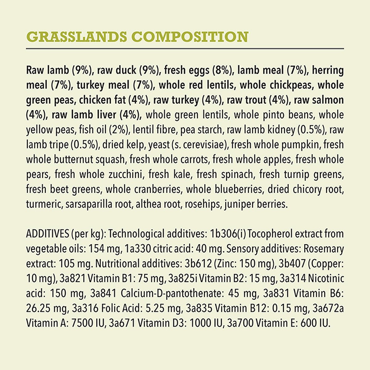 ACANA Highest Protein Grasslands Dog Food Recipe