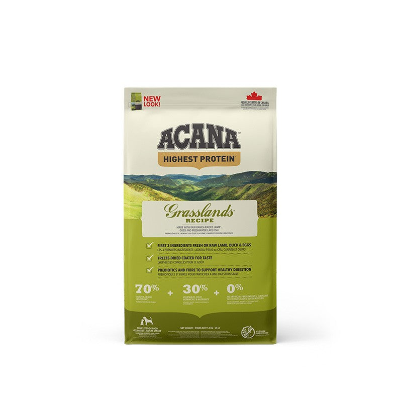ACANA Highest Protein Grasslands Dog Food Recipe