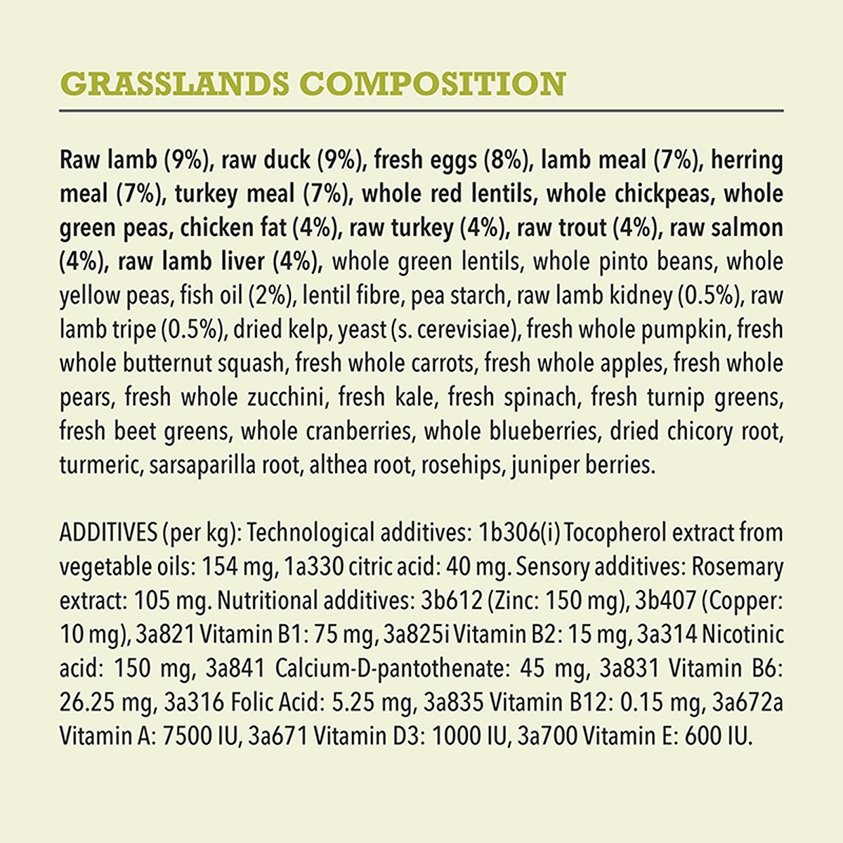 ACANA Highest Protein Grasslands Dry Dog Food
