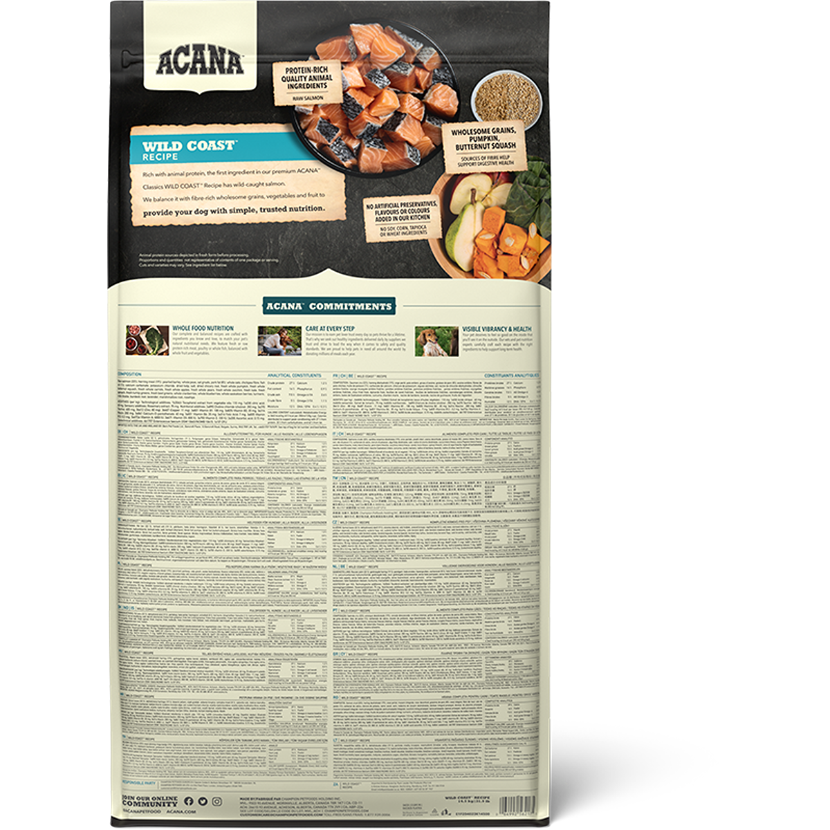 ACANA Classics Wild Coast Recipe Dry Dog Food