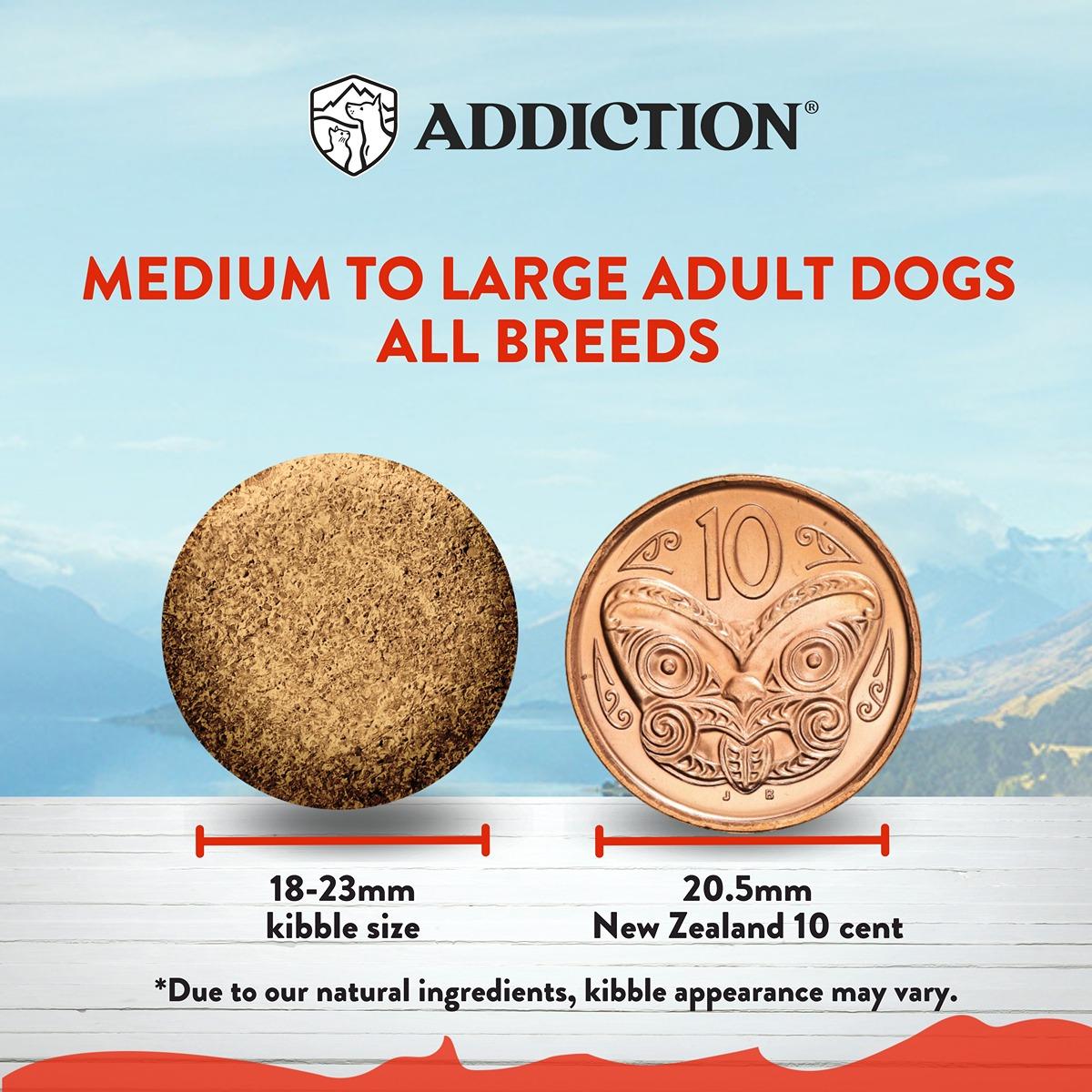 Addiction MEGA Complete & Balanced Lamb & Beef Dry Dog Food