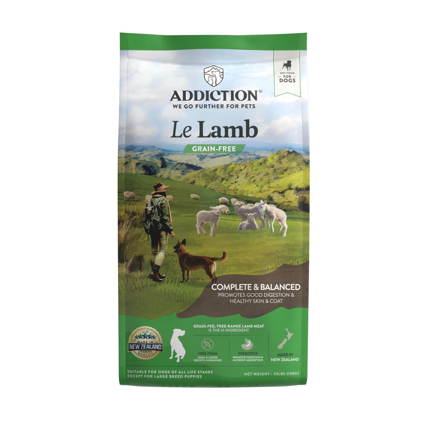 Addiction Le Lamb Digestive Health Dry Dog Food
