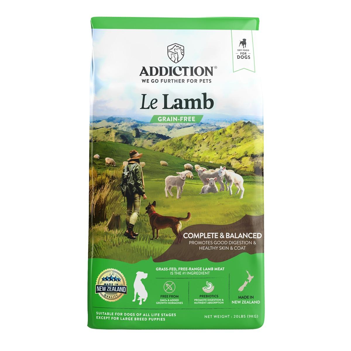 Addiction Le Lamb Digestive Health Dry Dog Food