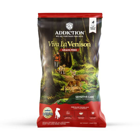 Addiction Viva La Venison Sensitive Care Dry Dog Food