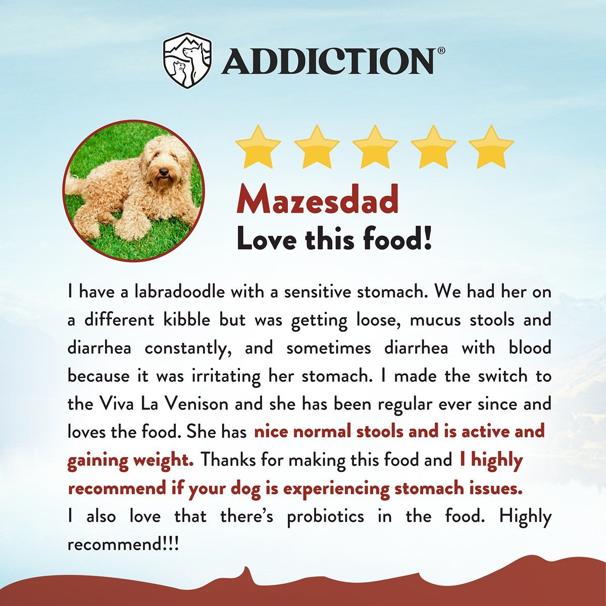 Addiction Viva La Venison Sensitive Care Dry Dog Food