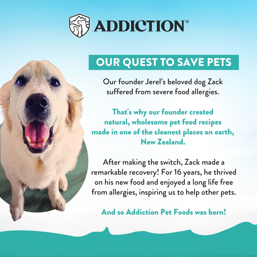 Addiction Salmon Bleu Skin & Coat Dry Puppy Food