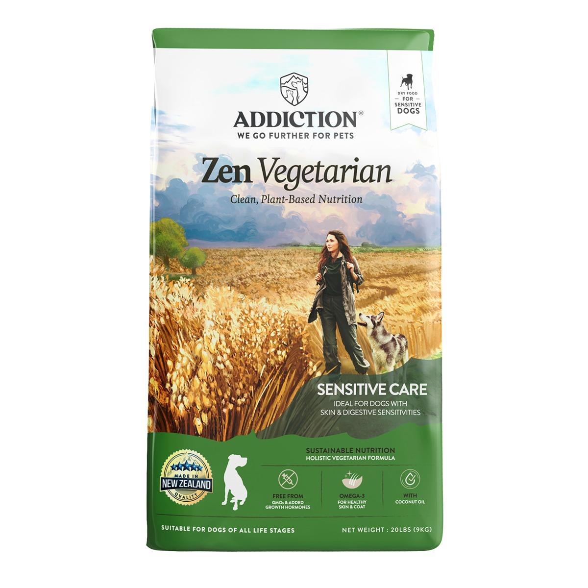 Addiction Zen Vegetarian Vegan Dry Dog Food