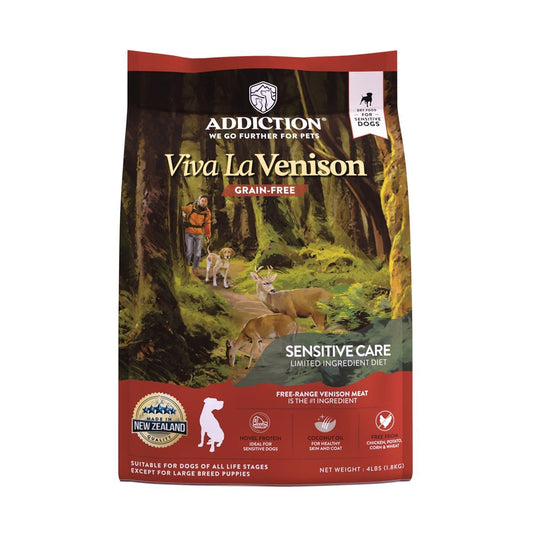 Addiction Viva La Venison Sensitive Care Dry Dog Food