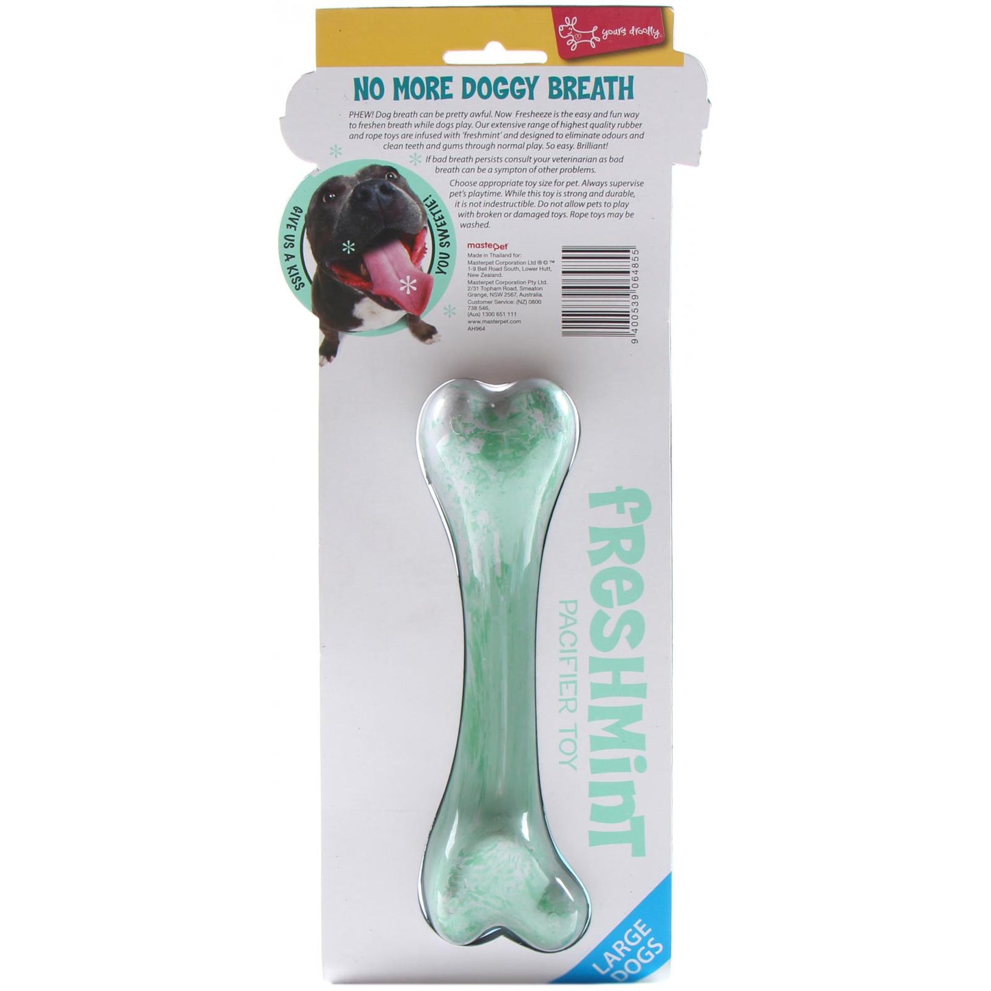 Yours Droolly Fresheeze Freshmint Bone