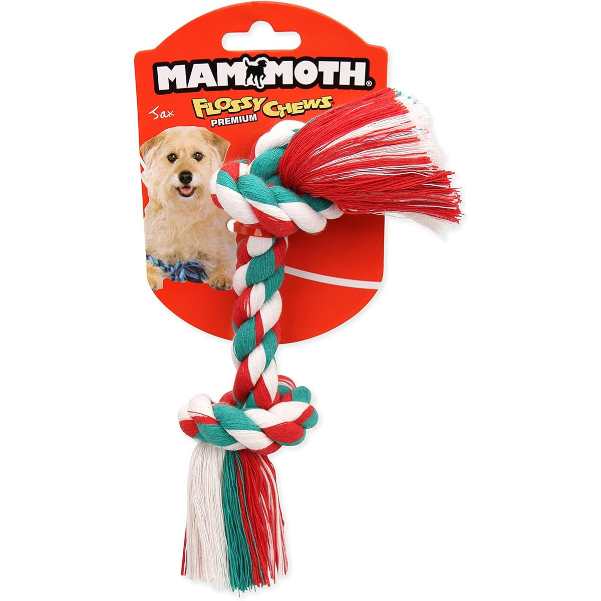 Mammoth Flossy Chew Rope Bone Dog Toy