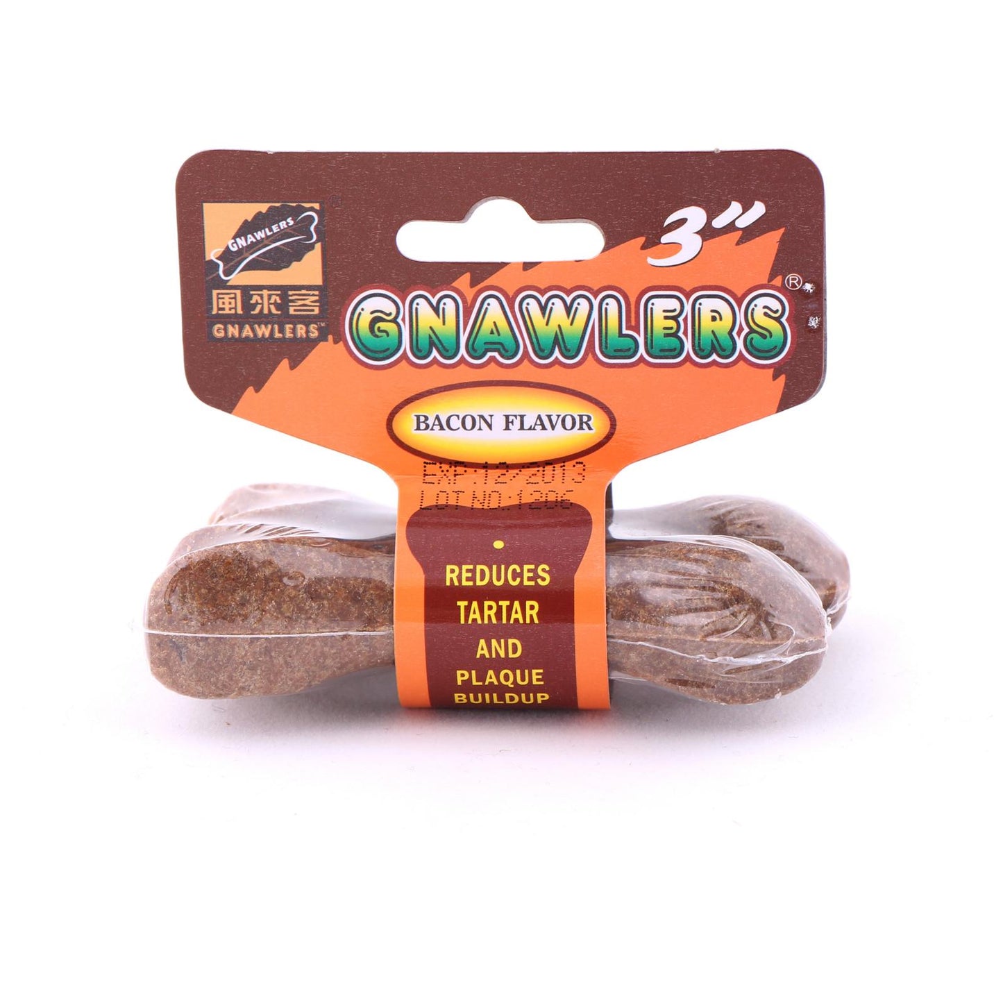 Gnawlers Bacon Bone Dog Treat