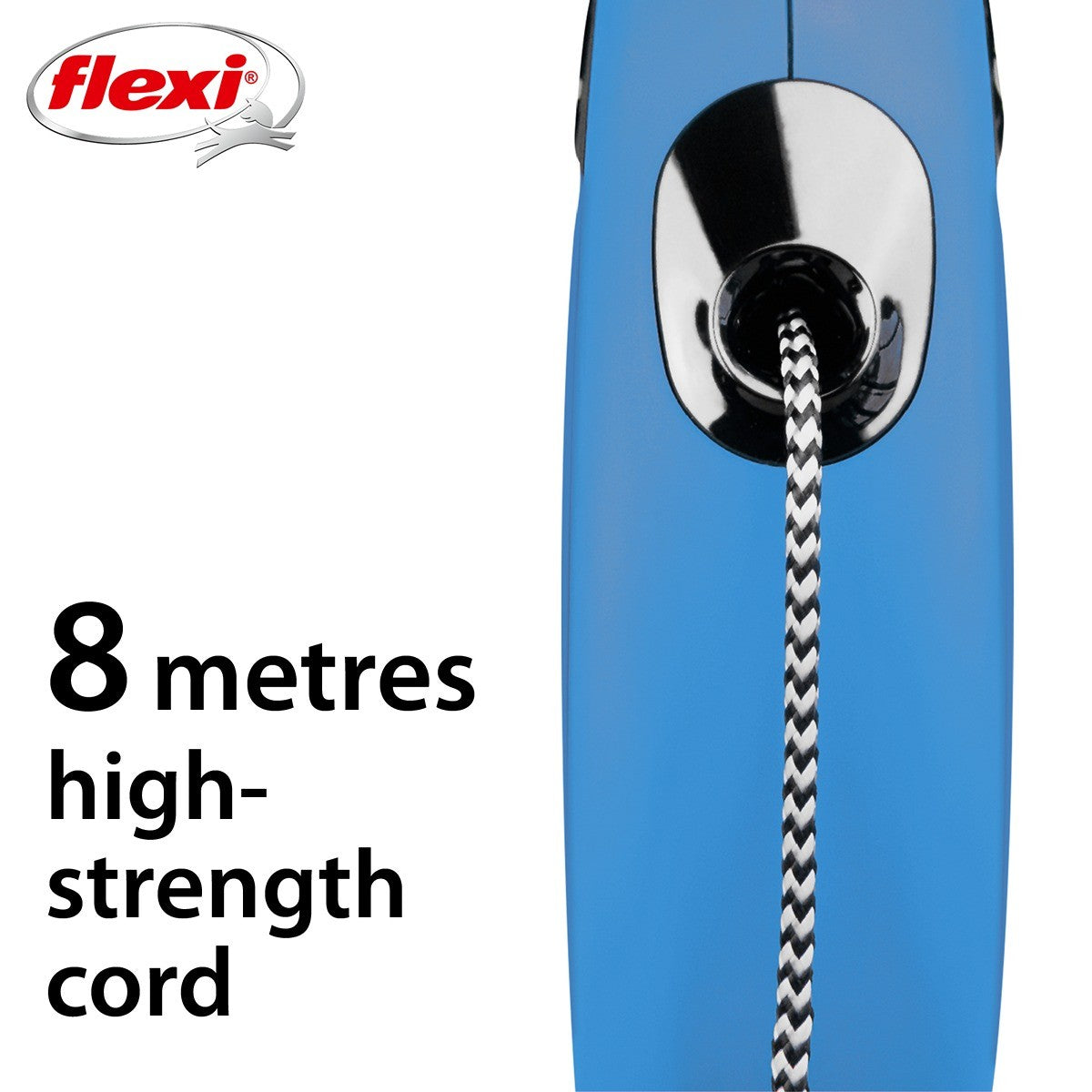 Flexi Classic CORD Retractable Leash 8m