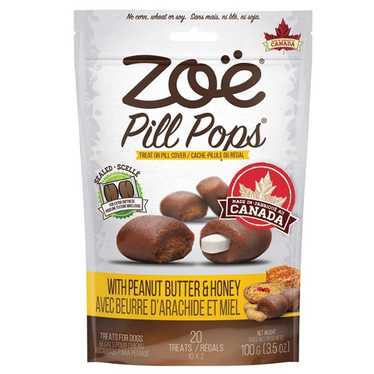 Zoe Pill Pops Peanut Butter with Honey