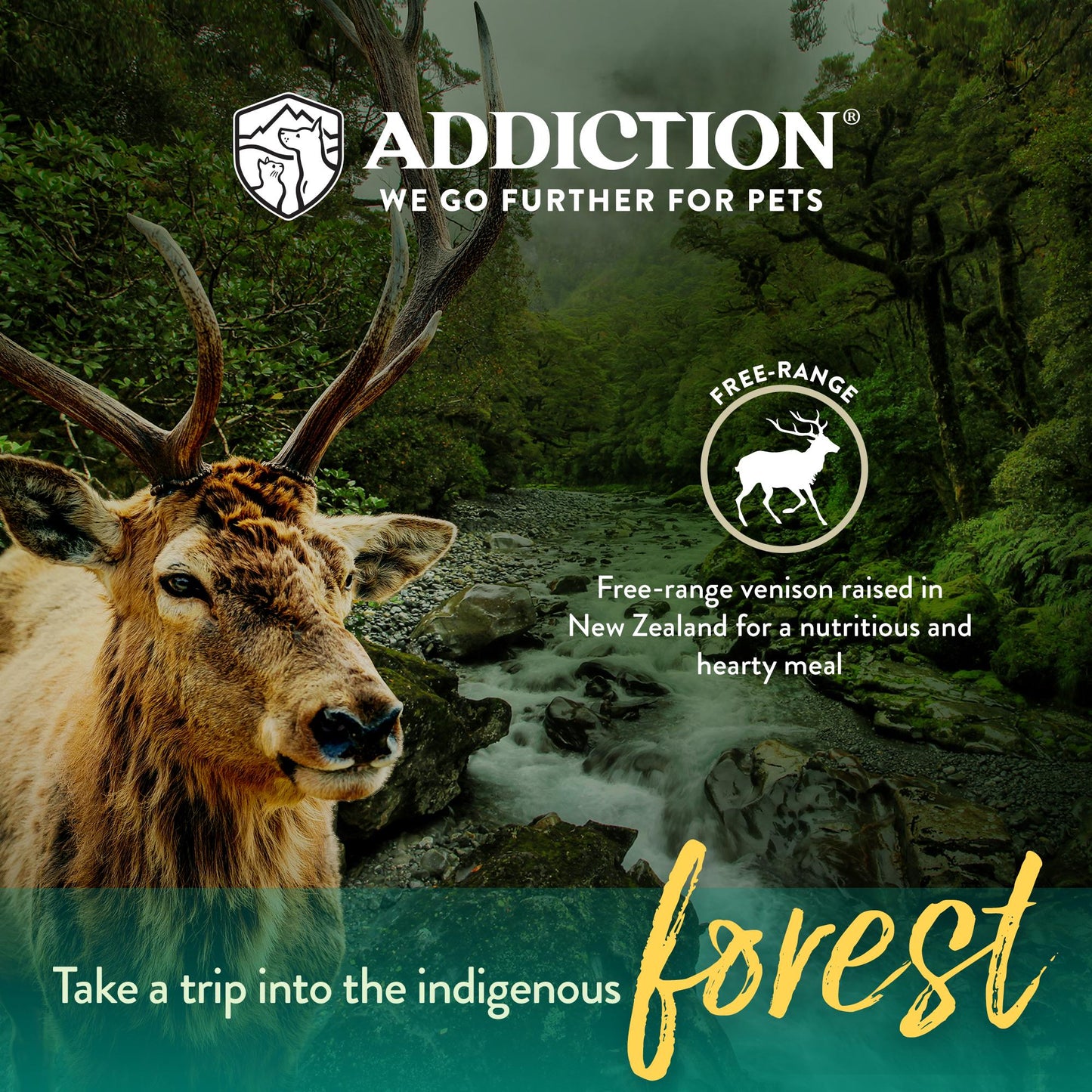 Addiction Venison Meaty Bites Dog Treats
