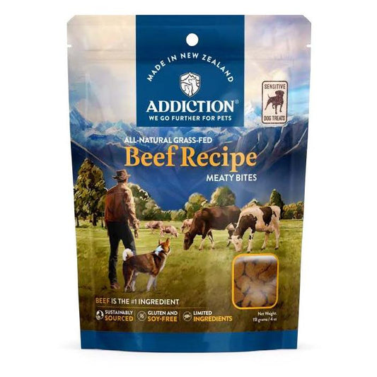 Addiction Beef Meaty Bites Dog Treats