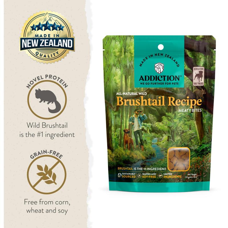 Addiction Brushtail Meaty Bites Dog Treats