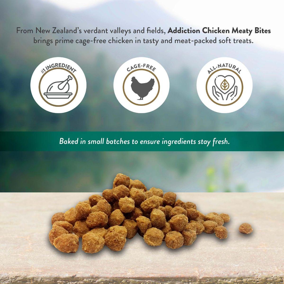 Addiction Chicken Meaty Bites Dog Treats