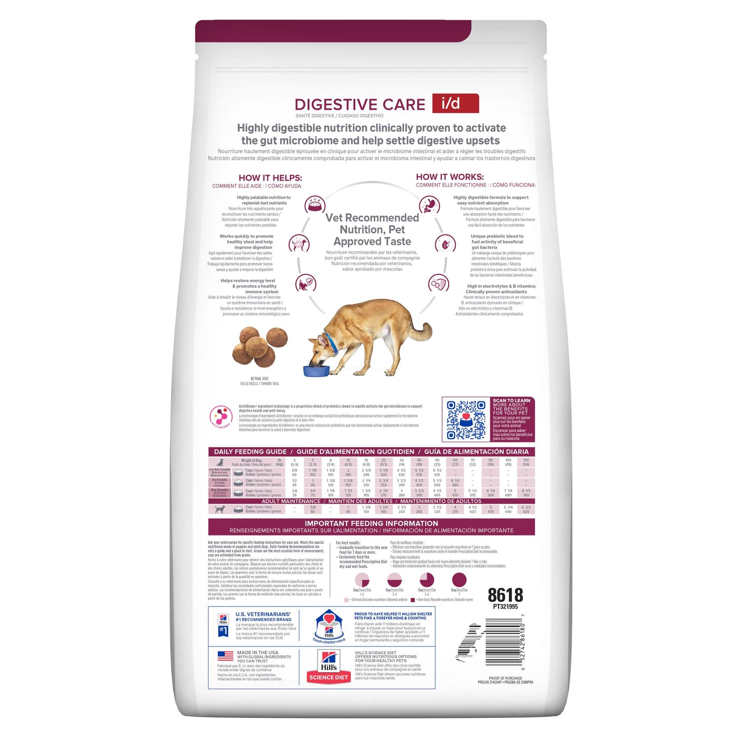 Hill's Prescription Diet i/d Digestive Care Chicken Dry Dog Food