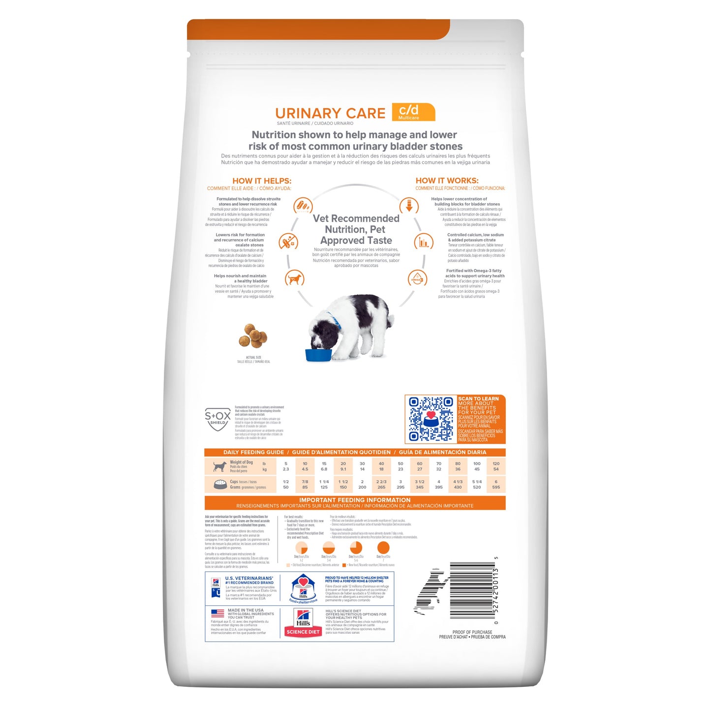 Hill's Prescription Diet c/d Multicare Urinary Care Chicken Dry Dog Food