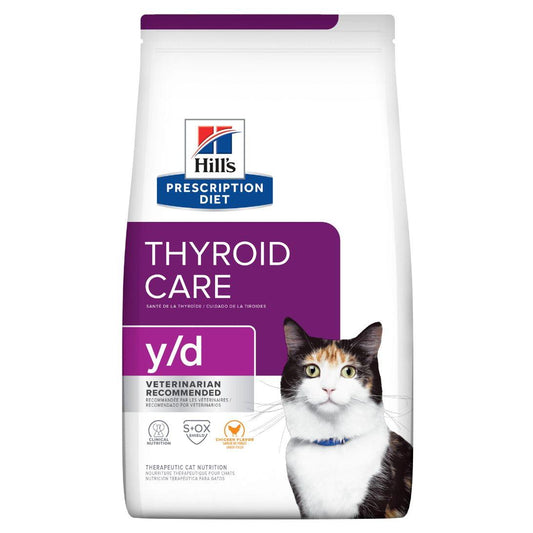 Hill's Prescription Diet y/d Thyroid Care Original Dry Cat Food