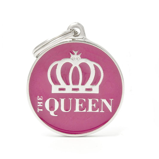 My Family Queen Charm Tag