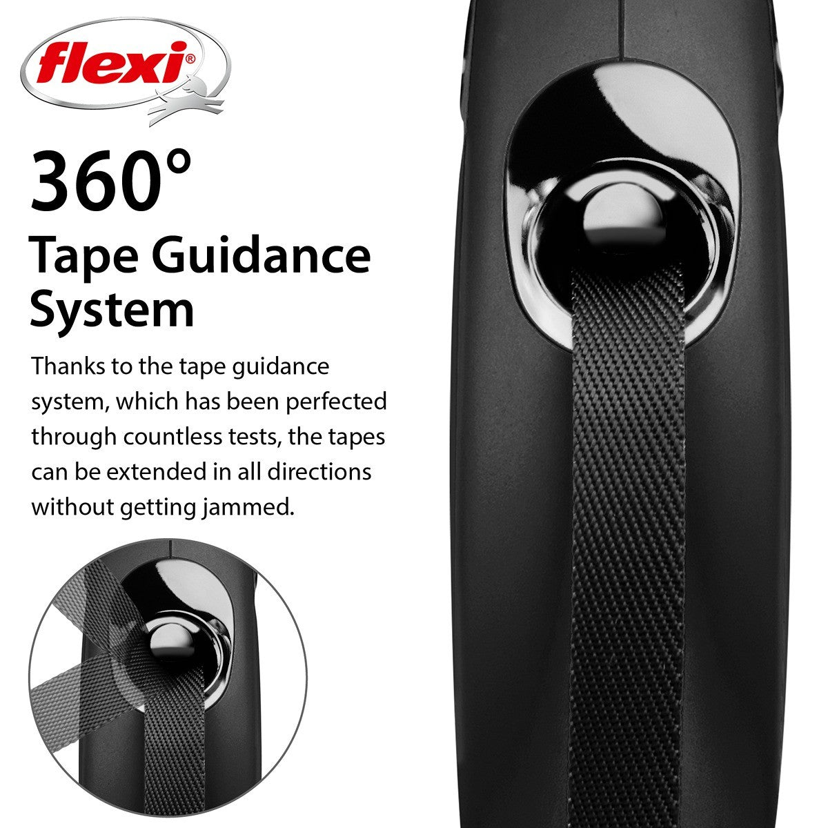 Flexi Classic Tape Retractable Leash 5m