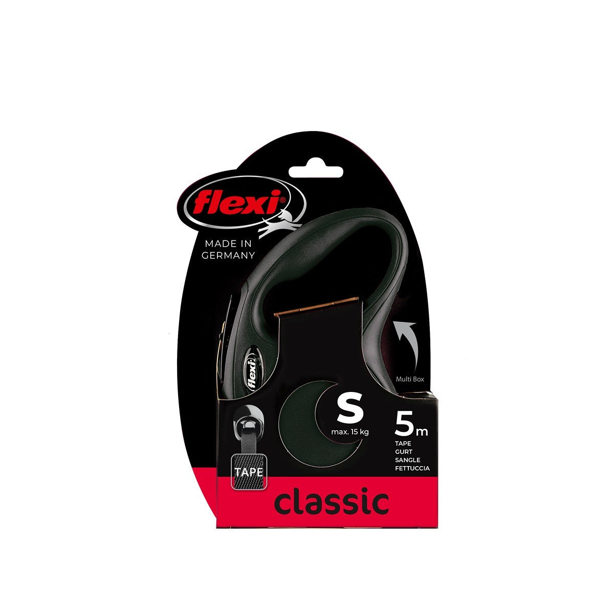 Flexi Classic Tape Retractable Leash 5m